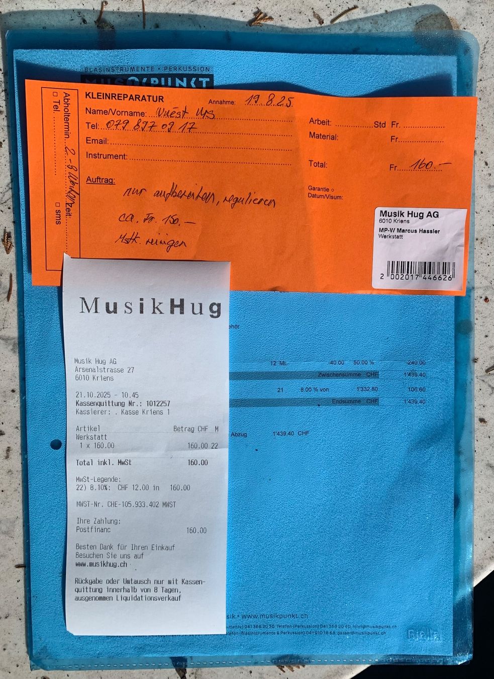 Strumenti musicali: Klarinette in b / Phoenix - frisch ab Service – Usato da luzern venduto da voromir 5