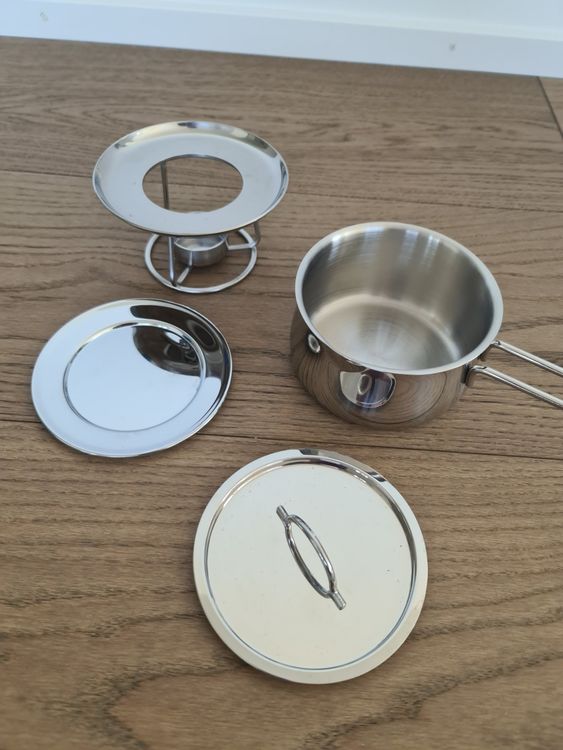 Butterpfanne mit Deckel auf Stövchen | Kaufen auf Ricardo