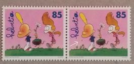 1203) 1112Ab, Abart  Bienchen im paar postfrisch K. 200.-
