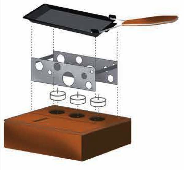 Kochen, Essen & Trinken: Raclette Set - in der Holzbox – Neu und originalverpackt aus Gossau SG von Sombat 1