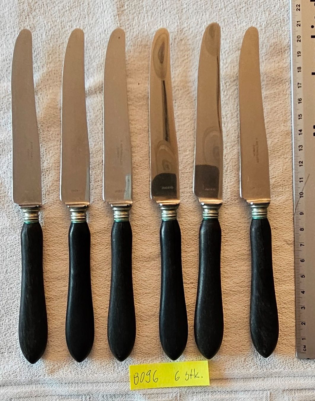 Coltelli: Tafelsilber: 6 Stück Tafelmesser – Usato da Küsnacht ZH venduto da scholli58 1