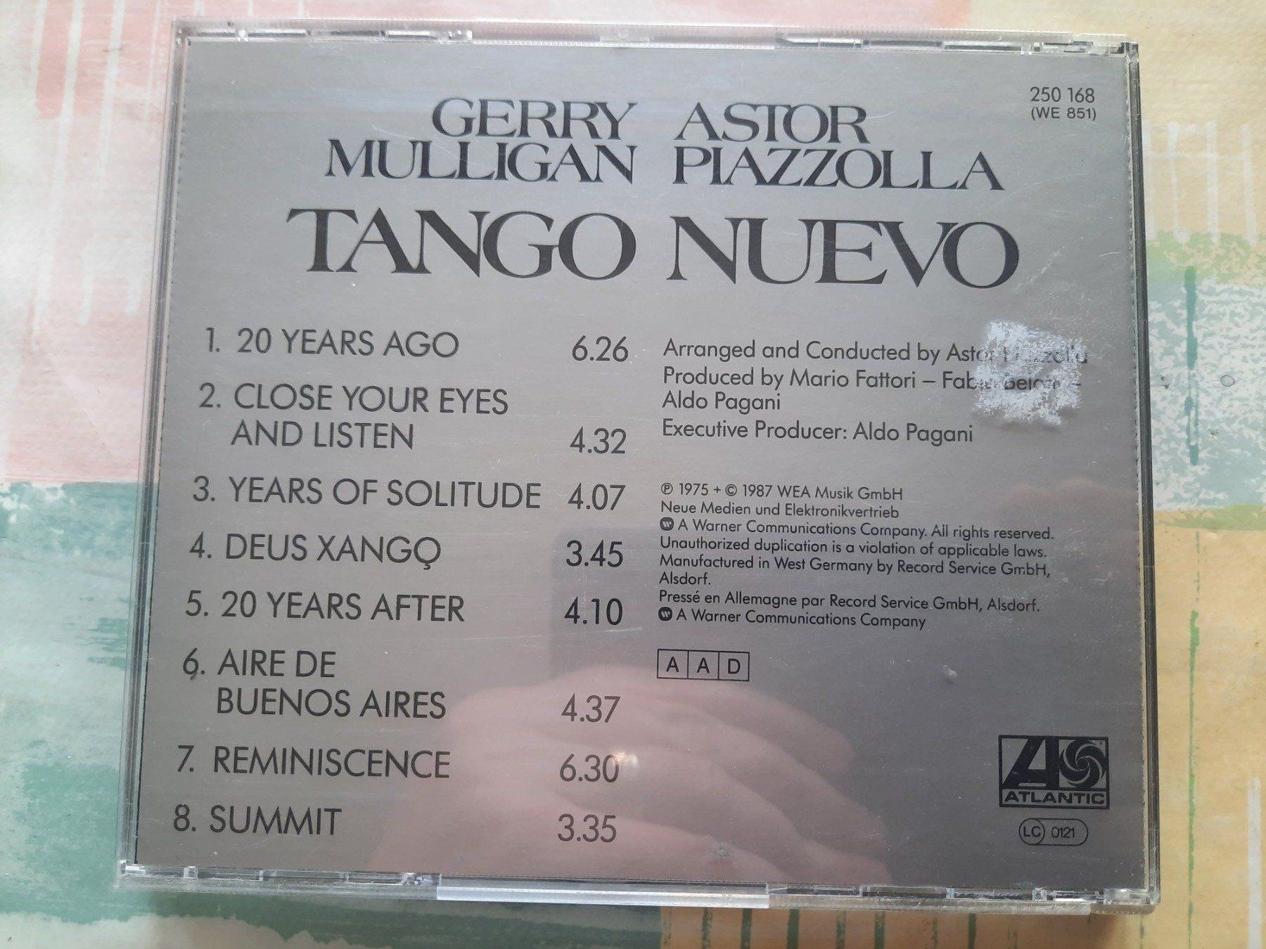 CDs: Cd Mulligan - Piazzolla - Tango Nuevo  – D'occasion à Pully par bro_n52j 1