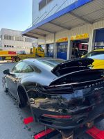 Porsche Carrera 911 Unfallwagen schwarz und silber