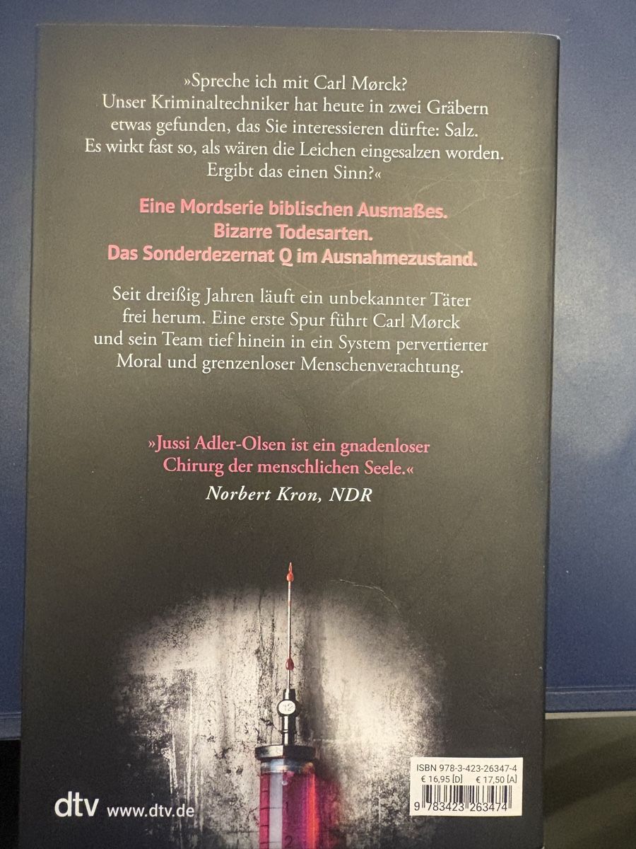 Libri: Jussi  Adler Olsen Natriumchlorid – Usato da Obbürgen venduto da bugi6868 4
