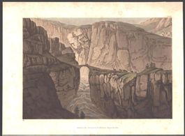 Teufelsbrücke Originalaquatinta  1800
