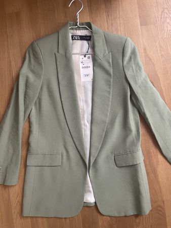 Zara Blazer XS Grün, ungetragen neu mit Etikett!