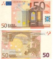50 Euro Z Belgien T021 signatur trichet unc