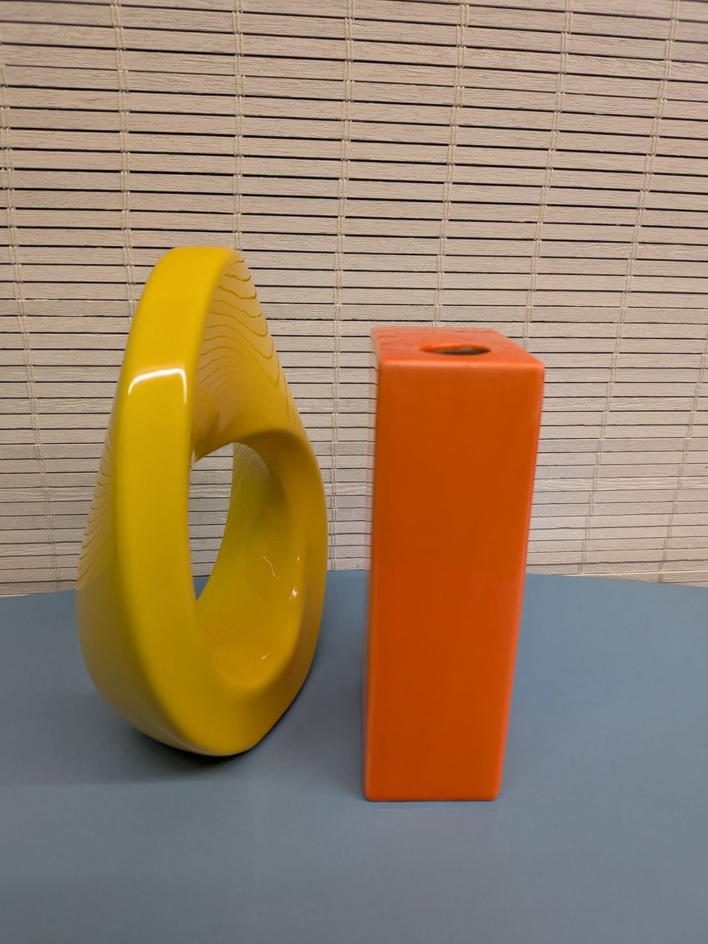 Vasi & Recipienti: Orange & gelbe Keramik Vase – Usato da Emmen venduto da magelan 3