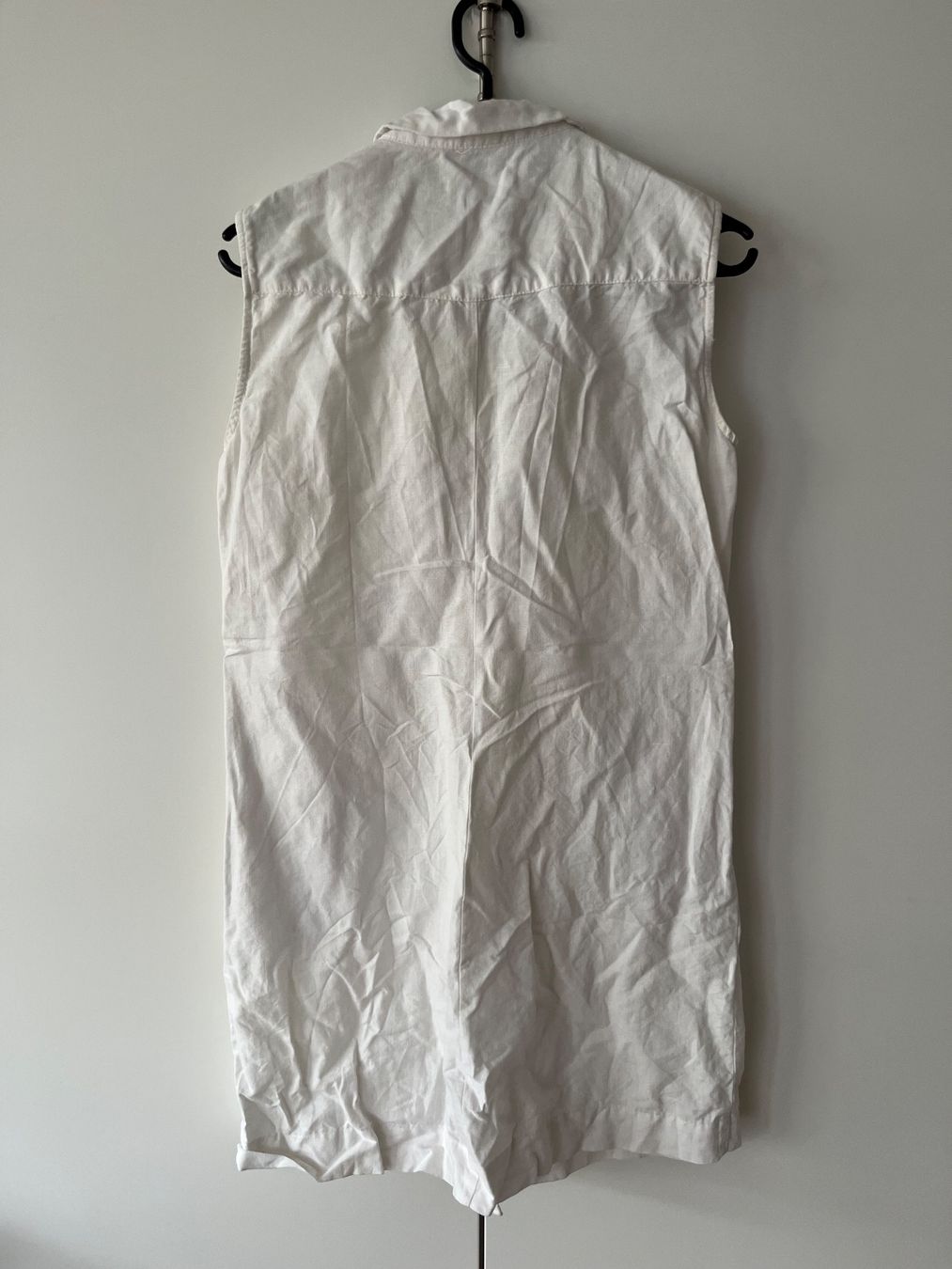 Mango Vestiti: Mango Sommerkleid / Hemdkleid weiss S Leinenlook – Usato da Gümligen venduto da blackberrys 1