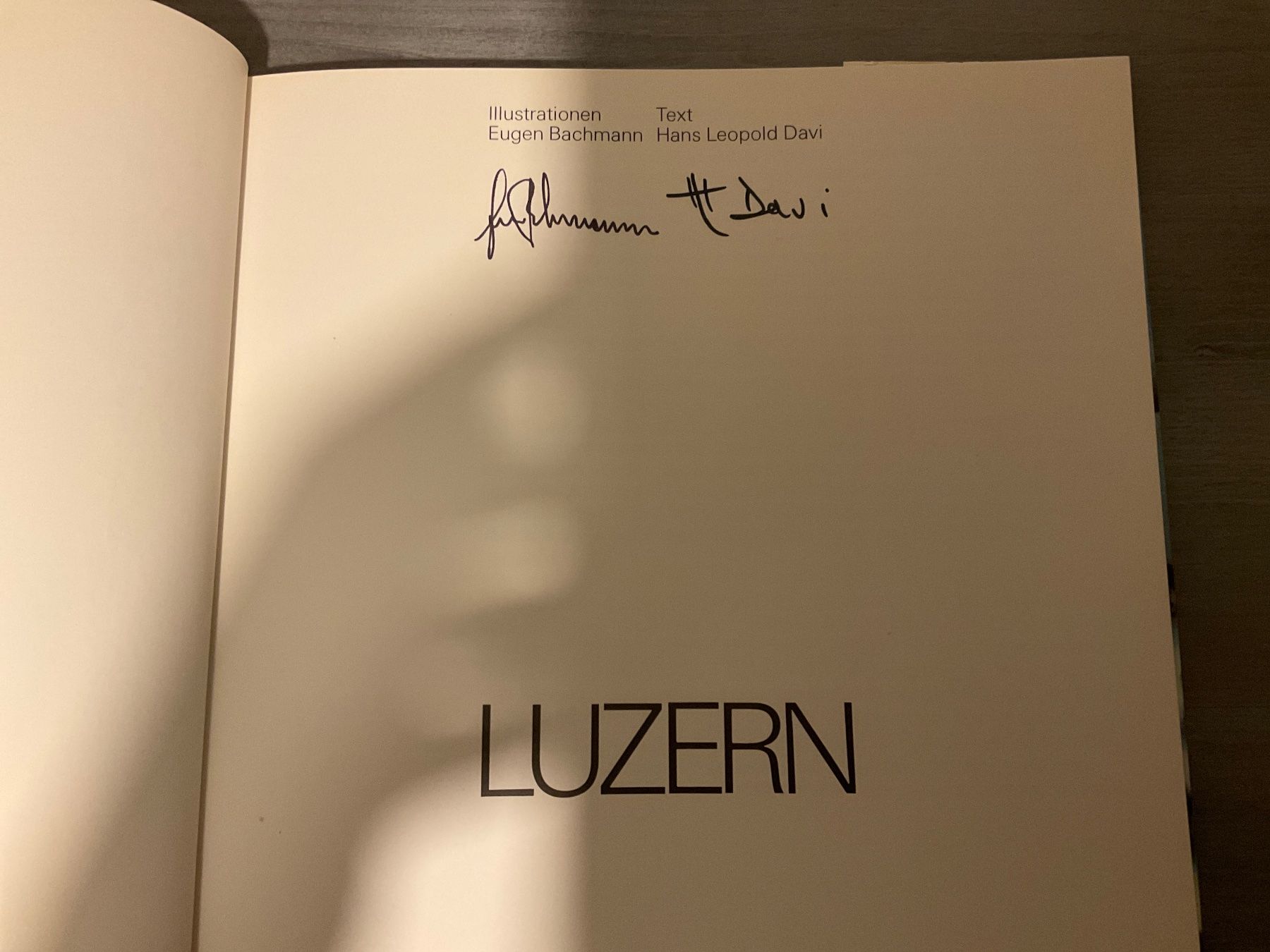 Libri: Livre "LUZERN" signé H.L. Davi – Usato da Avenches venduto da Zurcal 1