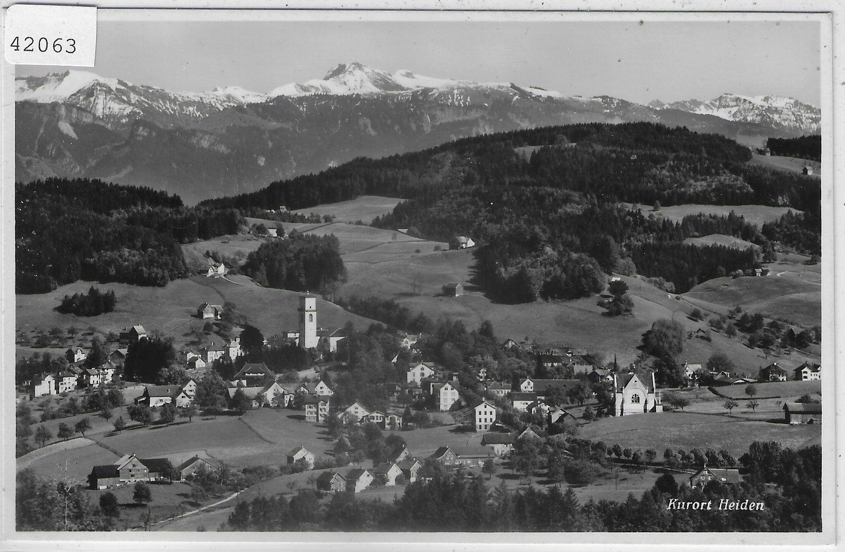 Cartoline postali: Kurort Heiden - Generalansicht – Usato da Ettingen venduto da Kartenplanet