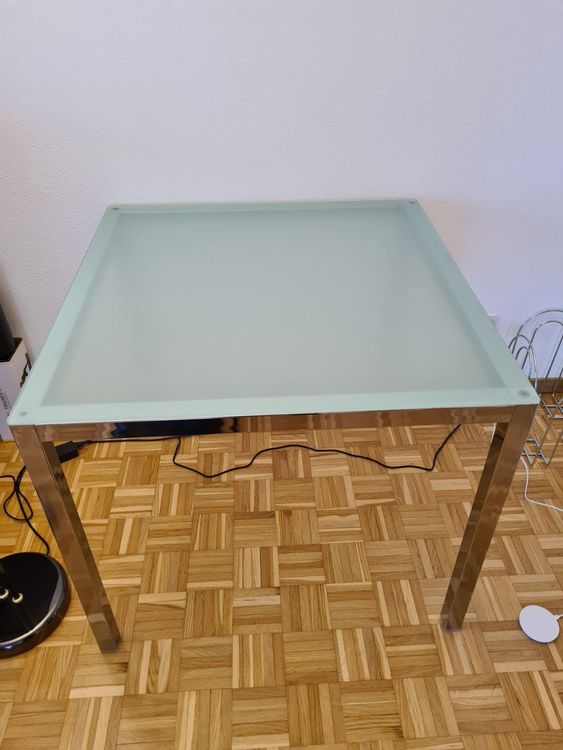 Ikea Glastisch / Metall Kaufen auf Ricardo