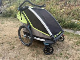 Thule Cab Velo-Anhänger gebraucht/beschädigt 2 Sitze