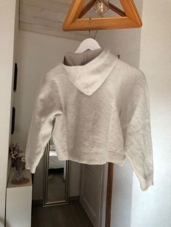 IRO PARIS Sweat à capuche cotton cashmere XS beige clair