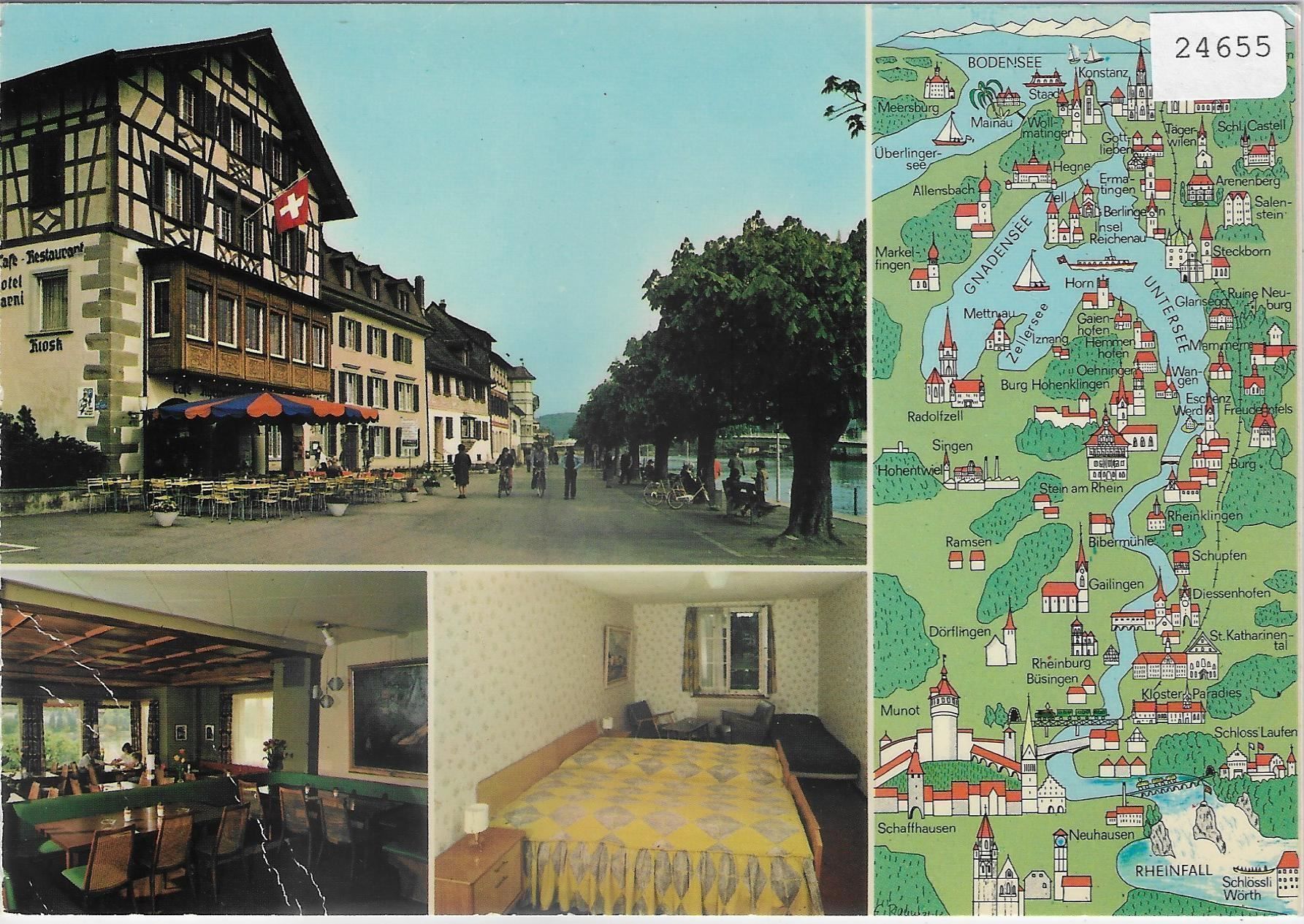 Cartoline postali: Hotel Rheingerbe - Stein am Rhein – Antico da Ettingen venduto da Kartenplanet