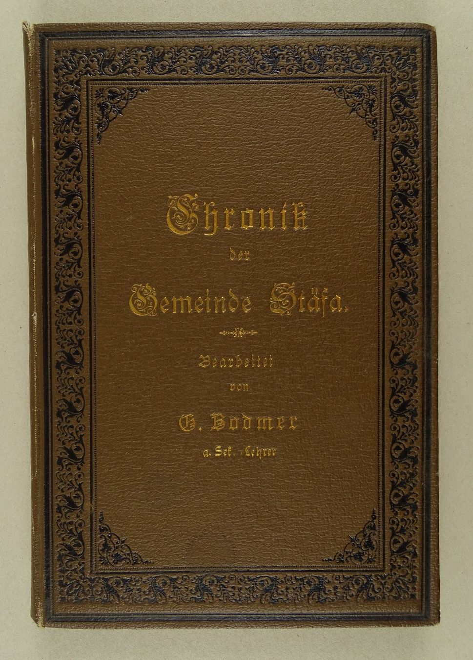 Libri: CHRONIK DER GEMEINDE STÄFA, 1894 – Usato da Grüningen venduto da Kartensammler