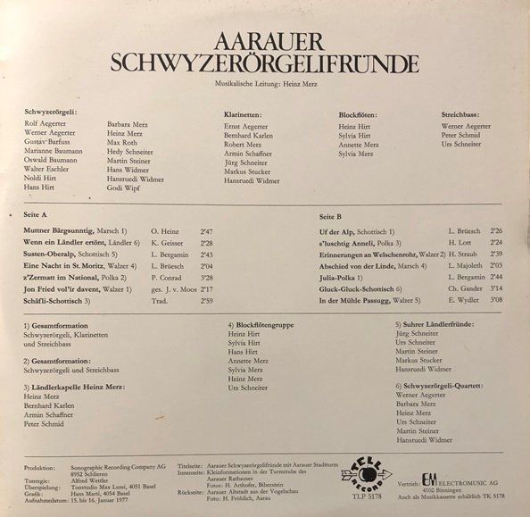 Schallplatten: Aarauer Schwyzerörgeli-Fründe (LP) – Gebraucht aus Grüningen von azulmarron 1