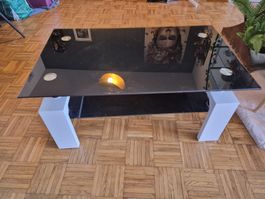 meuble télévision en verre