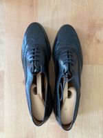 Bally Black Leather Oxford Dress Shoes - Size 6.5D EU 40