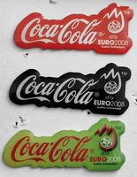 3 Coca-Cola Pin Fussball Euro 2008