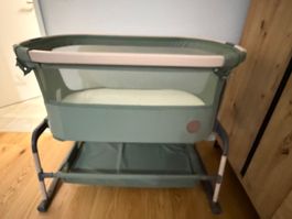 Maxi-Cosi Iora Air Bedside Crib Green incl. Travel Bag