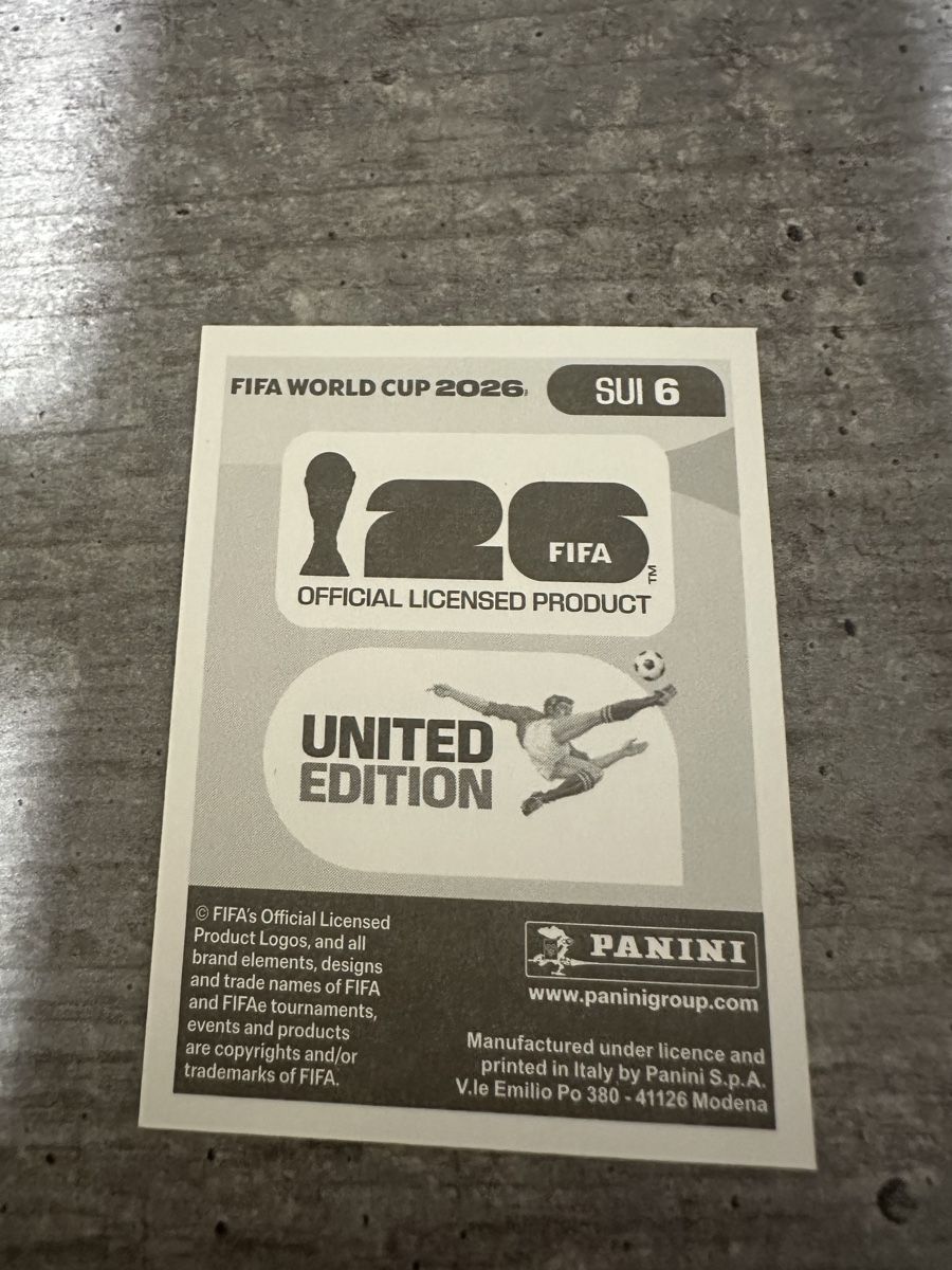 Panini Carte collezionabili: SUI 6 , FIFA WORLD CUP 2026 PANINI  – Nuovo (secondo la descrizione) da Frauenfeld venduto da 1PegPeg1 1