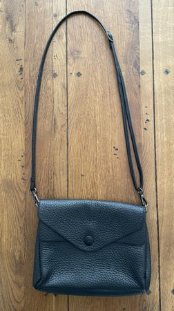 GABS Sac bandoulière cuir noir