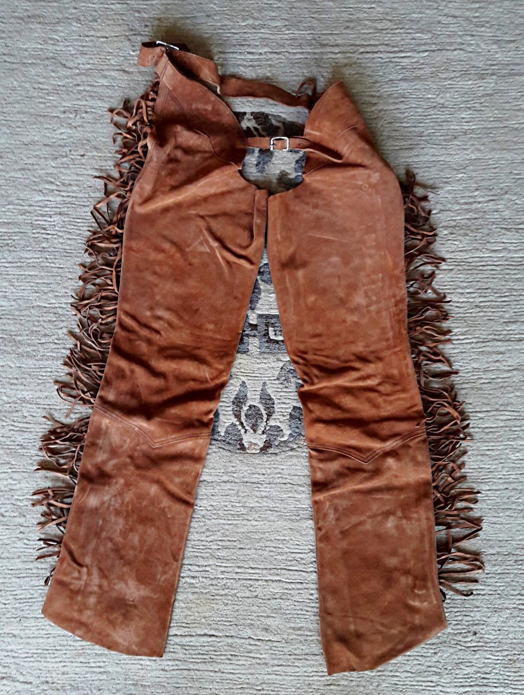 Stinchiere & Fasciature: Wildleder Western-Chaps – Usato da Pfäffikon/SZ venduto da felima1 1