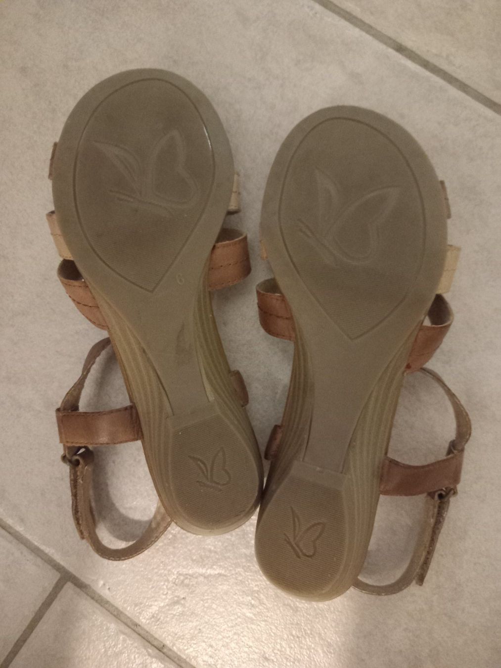 Damenschuhe: Braune Caprice Sandalen, Grösse 39, Echtleder – Gebraucht aus Bad Zurzach von Waage15 3