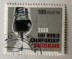 Nr.1301 EISHOCKEY-WELTMEISTERSCHAFT 2009 GESTEMPELT  