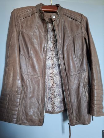 Lederjacke, Gr. M "Vintage"