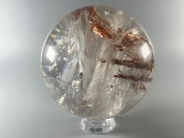 Einzigartige exklusive Turmalin Quarz Sphere - 13cm, 3.55kg