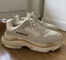 Balenciaga Triple S clear sole white Grösse 45