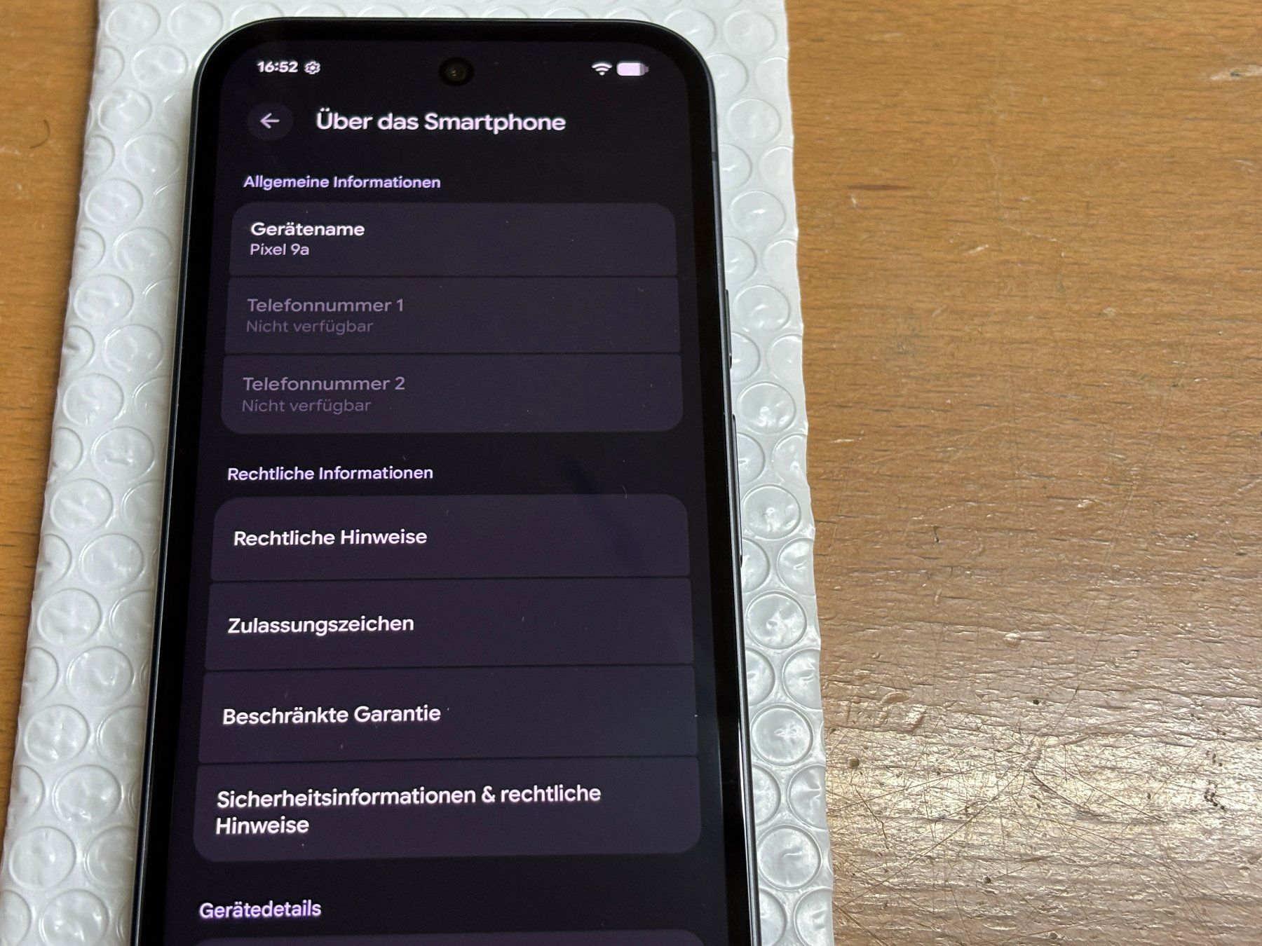 Google Handys / Smartphones: Google Pixel 9a 128Gb#19 – Gebraucht aus Au SG von bah_6f5w 3