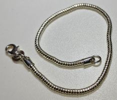 1 x Schlangenkette für Fuss- und Handgelenk 20cm