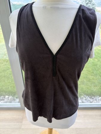 Vila Top S/M Wildleder schwarz 