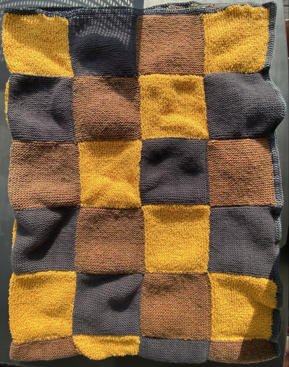 Coperte: Wunderschöne Plätzlidecke / Patchworkdecke, selbstgestrickt – Nuovo e nell'imballaggio originale da Dietlikon venduto da Sa_Biene 3