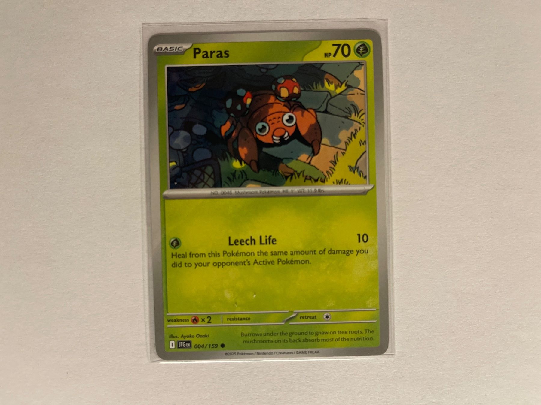 Pokémon Sammelbilder & Trading cards: J/Pokemon Karte: Paras 004/159 – Gebraucht aus Frutigen von swissTCGworld