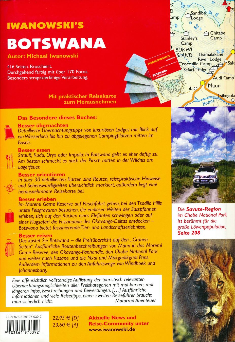 Libri: Iwanowski's Botswana, Okavango & Victoriafälle – Usato da Lungern venduto da AndreasKammer 6