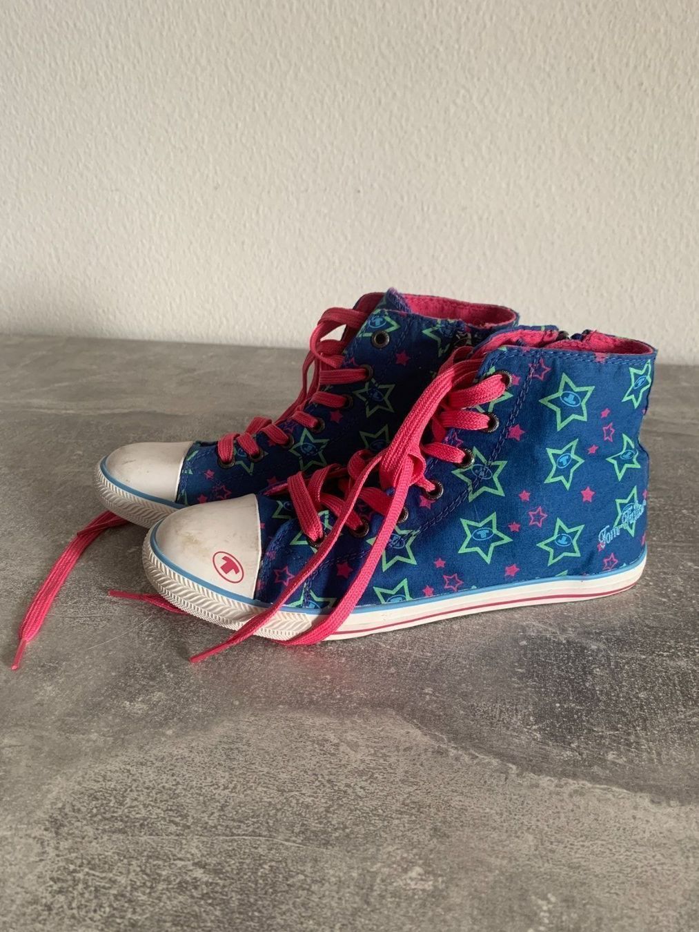 Tom Tailor Scarpe da donna: Tom Tailor Sneaker Gr. 37 blau/pink – Usato da Zürich venduto da chi82 1