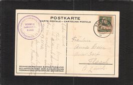 Schweiz Samariterbund , Off. Stempel 23/24 Juni 1923