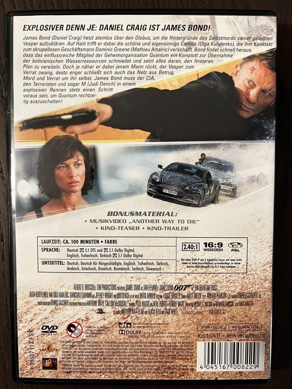 Tous les DVDs: Ein Quantum Trost – D'occasion à Zürich par FilmFreunde 1