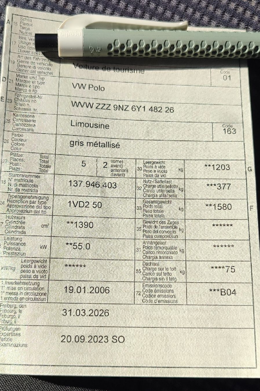 Autos: VW Polo  – D'occasion à Ménières par Atelier230 5