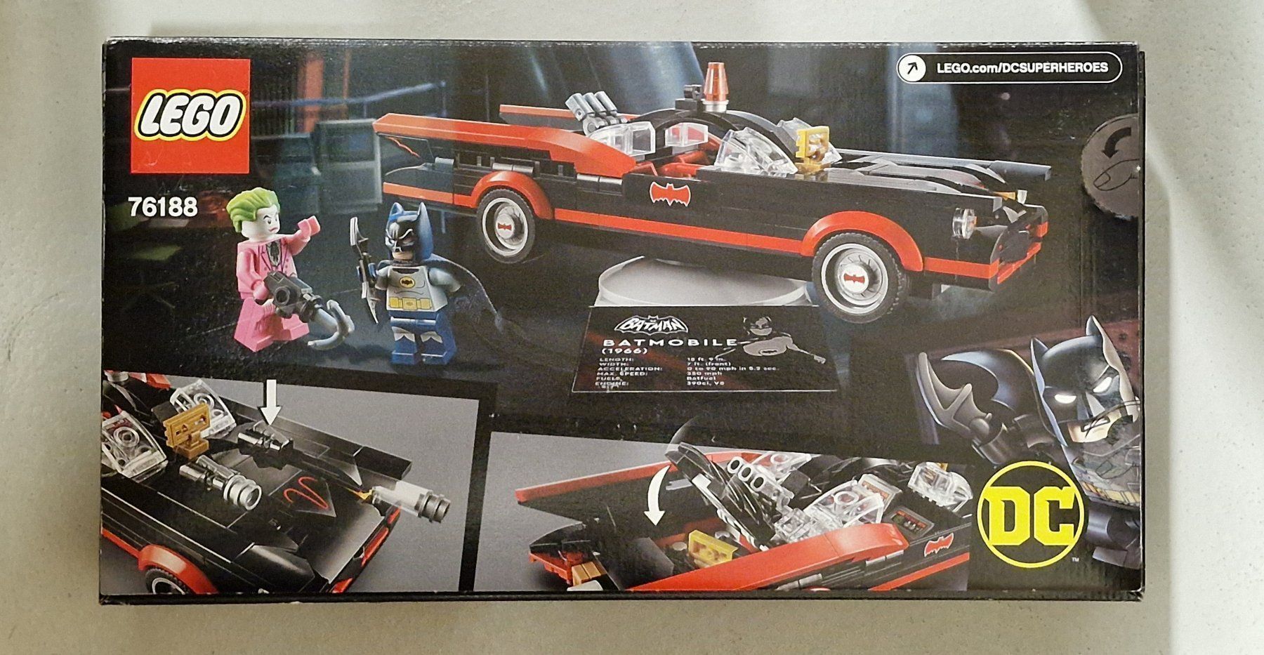 Lego Kit di costruzioni: Lego Batman 76188 Class TV Series Batmobile – Nuovo e nell'imballaggio originale da Echichens venduto da aegis0129 1