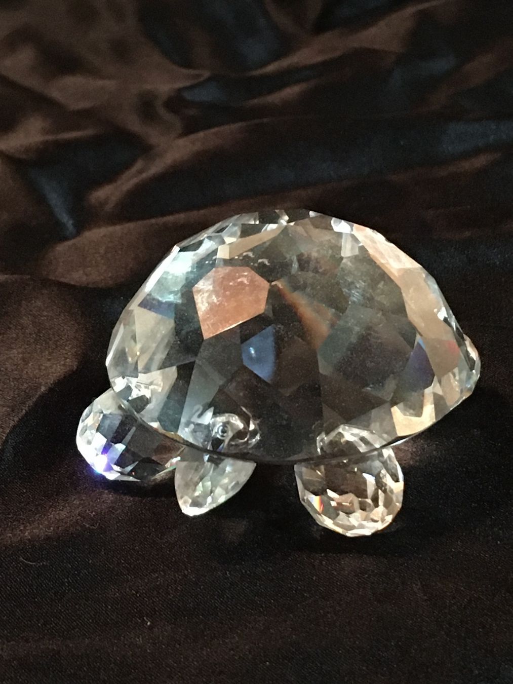 Swarovski Statuette: Swarovski Schildkröte – Usato da Bauma venduto da Budgerigar