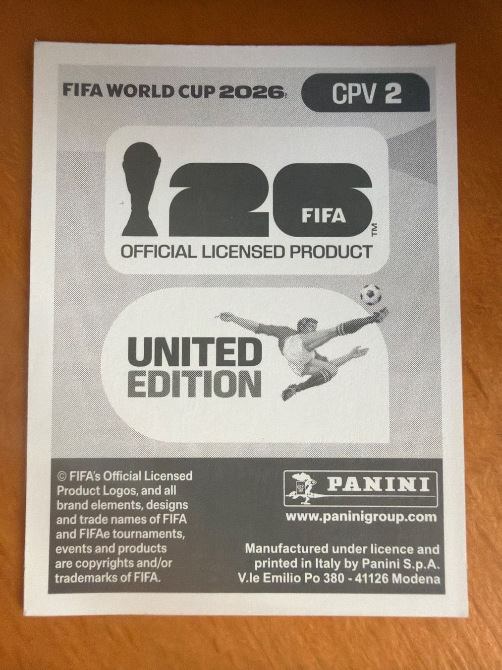 Panini Carte collezionabili: Panini CPV2 – Nuovo (secondo la descrizione) da Susten venduto da Rechnun 1