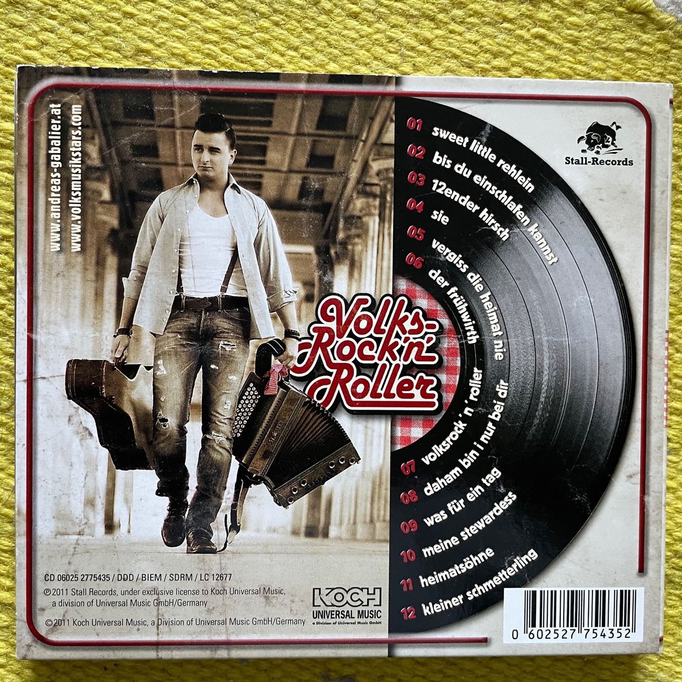 CD: ANDREAS GABALIER-VOLKSROCK N ROLLER (DIGIPACK) – Usato da Rorschacherberg venduto da CD-Roli 1