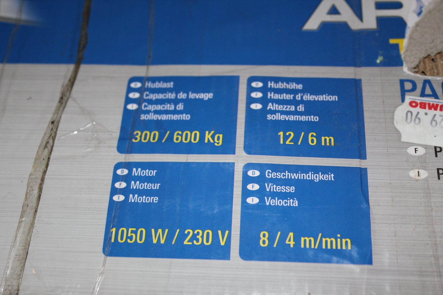 Altro per stoccaggio & trasporto: Elektrische Seilwinde PA600 – Nuovo e nell'imballaggio originale da Erlenbach ZH venduto da ultraSale 1