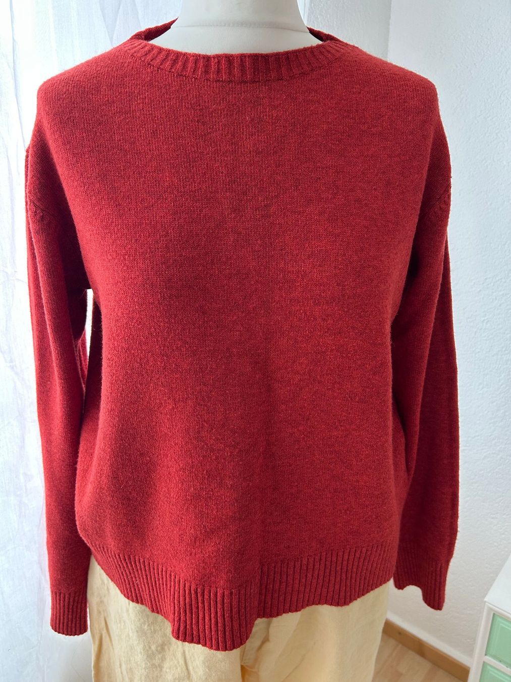 Please Jeans Maglioni & Felpe: PLEASE orange-roter Pulli, Pullover, Baumwolle, M 38, Damen – Usato da Zürich venduto da DepotCharity