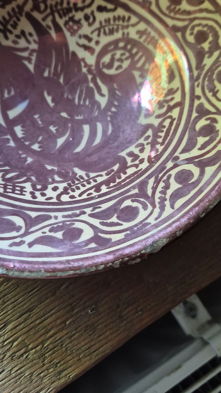 Assiettes: assiette hispano mauresque  – D'occasion à Mervelier par marbre75 6